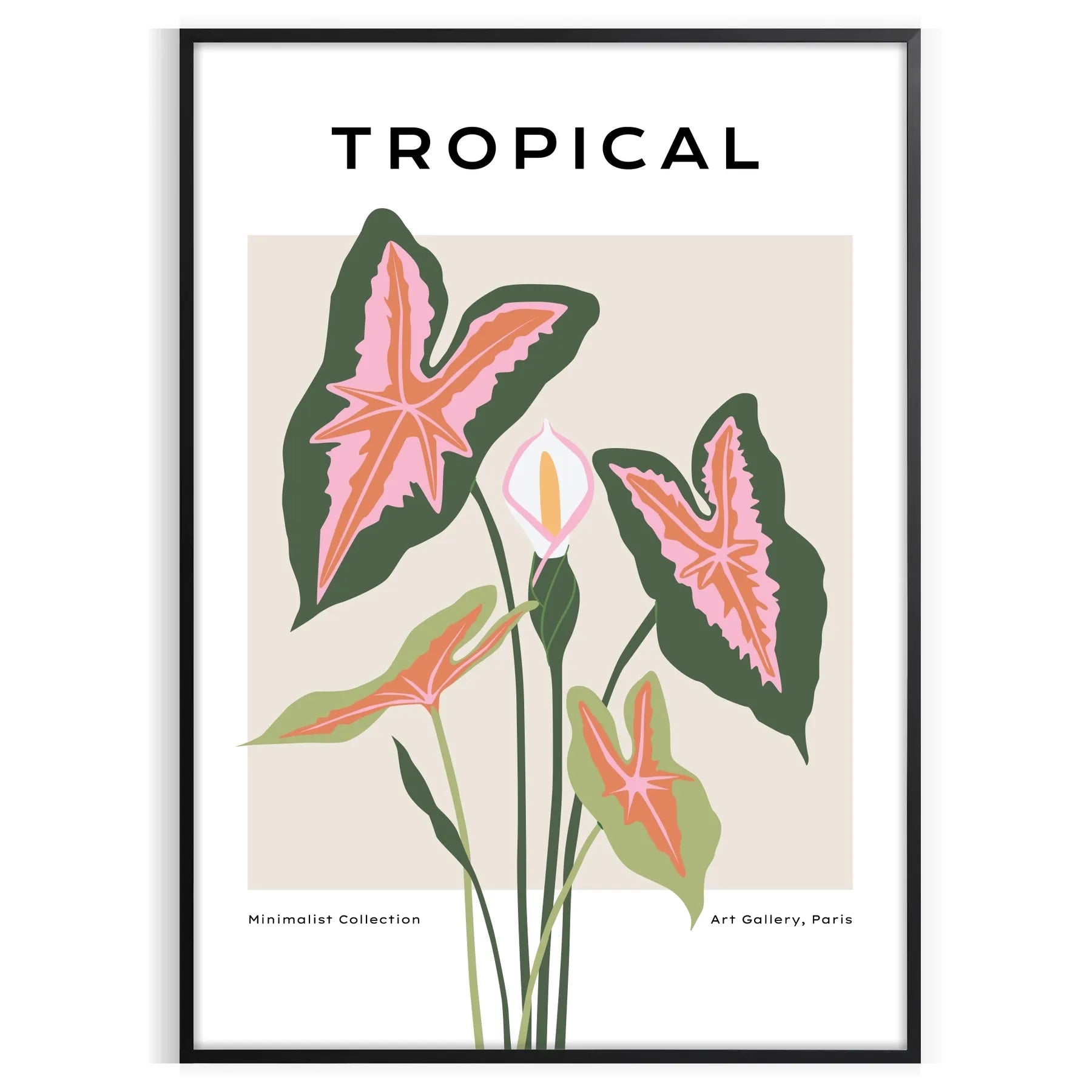beauty botanical art Poster Maker stunning orange gray designs wall perfect gift nature lovers space exquisite prints available sizes such A4 cm A0