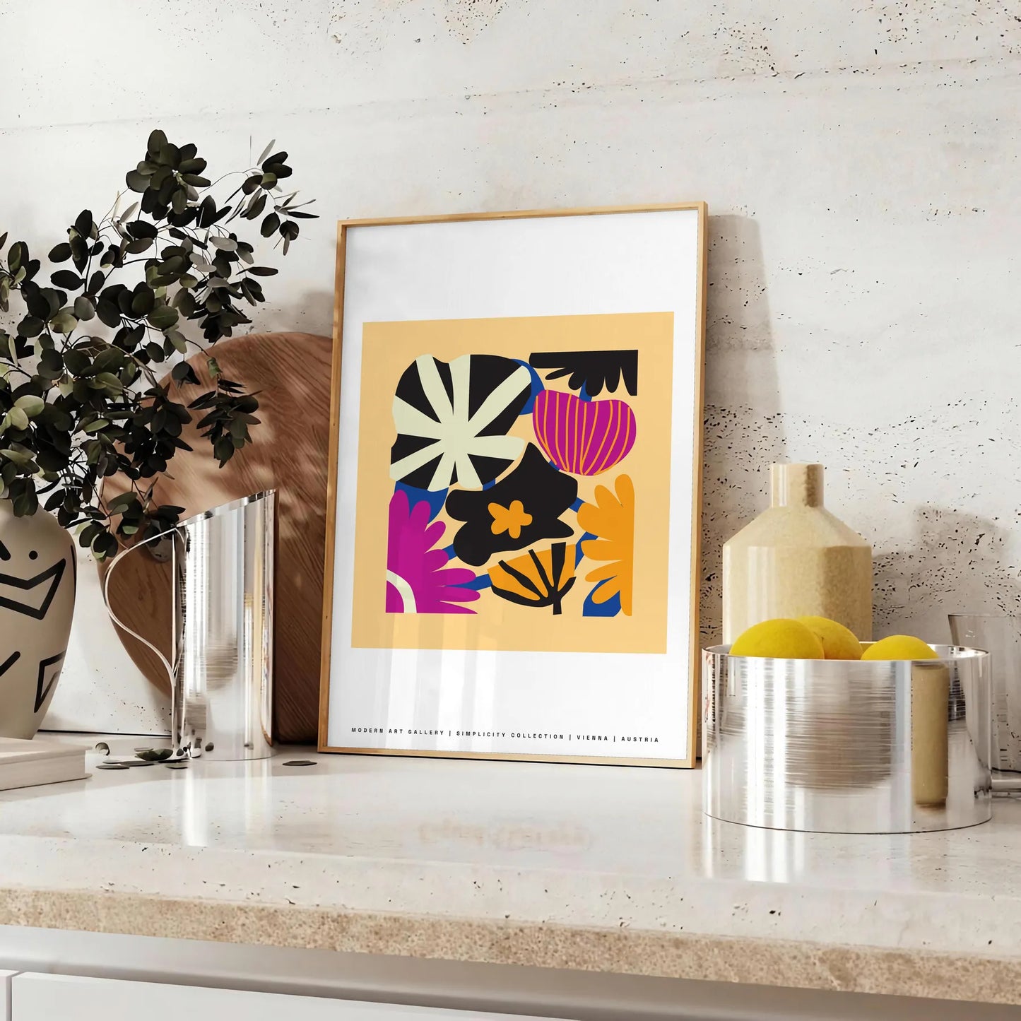 timeless elegance botanical poster vintage edition exquisite art black orange hues wall unique gift captivating print space style preferences