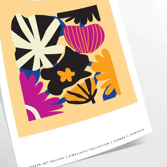 timeless elegance botanical poster vintage edition exquisite art black orange hues wall unique gift captivating print space style preferences