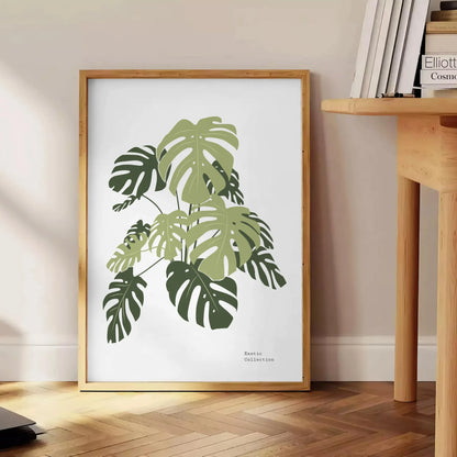 space exquisite botanical poster prints lush green white hues captivating wall art timeless perfect gift stunning addition decor standalone print