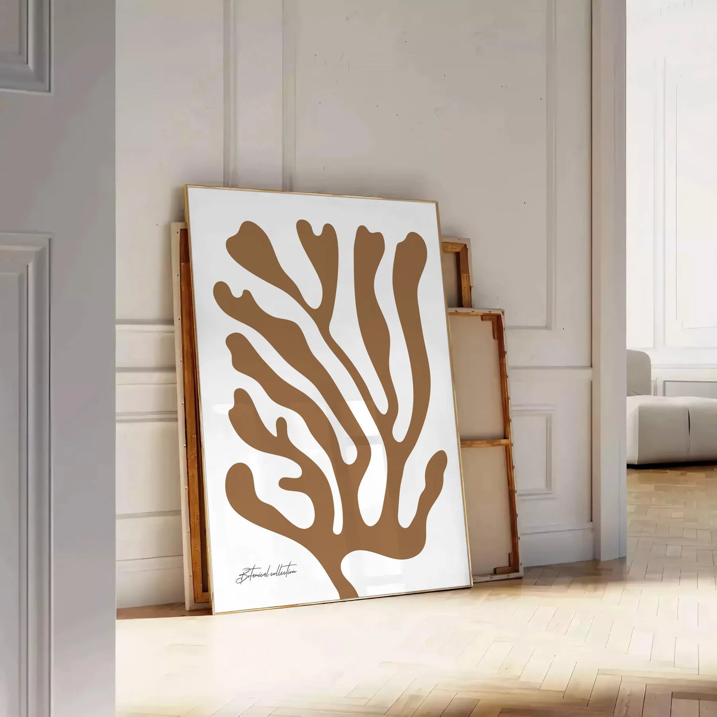 space botanical poster captivating blend black green hues artistic print exquisite art perfect wall thoughtful gift unframed edition nature elegance room