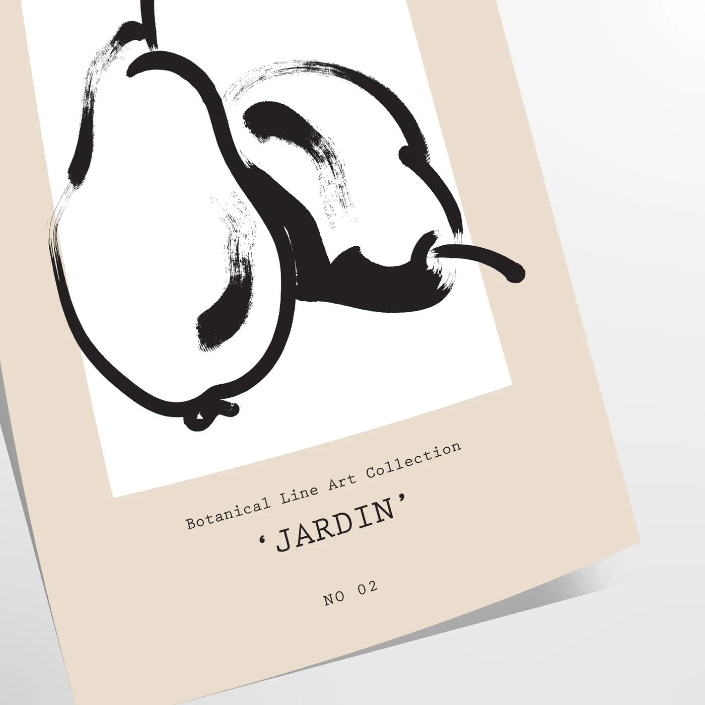 space Botanical Art 15 poster vibrant vintage prints black orange hues wall unique gift artwork elegance sizes A4 cm A0