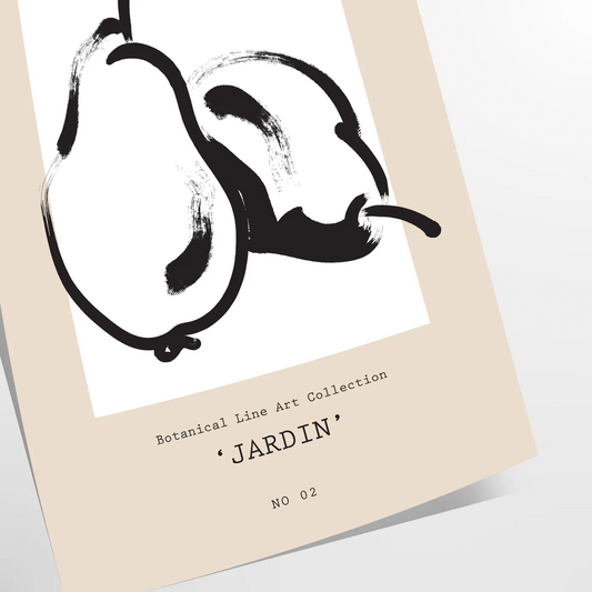 space Botanical Art 15 poster vibrant vintage prints black orange hues wall unique gift artwork elegance sizes A4 cm A0