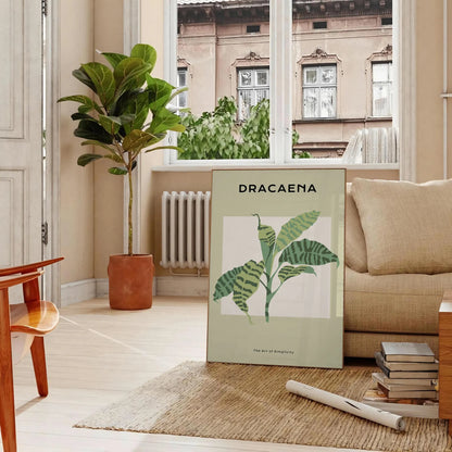 space exquisite botanical poster intricate 18th century art sophisticated gray green tones timeless elegance room thoughtful gift sizes A4 cm A0