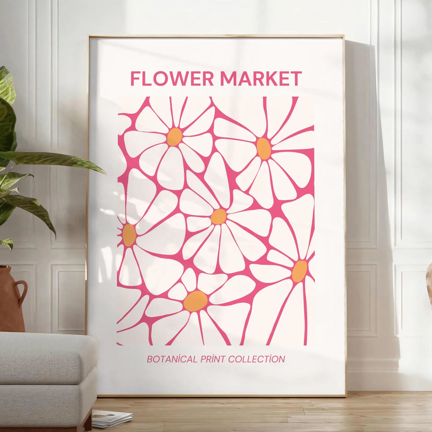 beauty nature stunning botanical art poster vibrant yellow green tones space captivating wall ideal gift home exquisite artwork framed print unframed